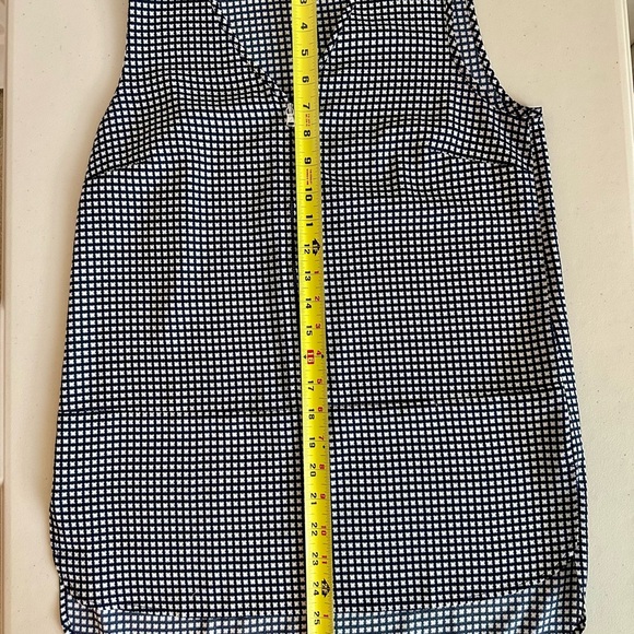 Nautica Black and White Checkered Blouse - Picture 12 of 15